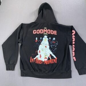 In This Moment Hoodie Mens XL Black Godmode Tour Part One Zip Up Band Sweatshirt